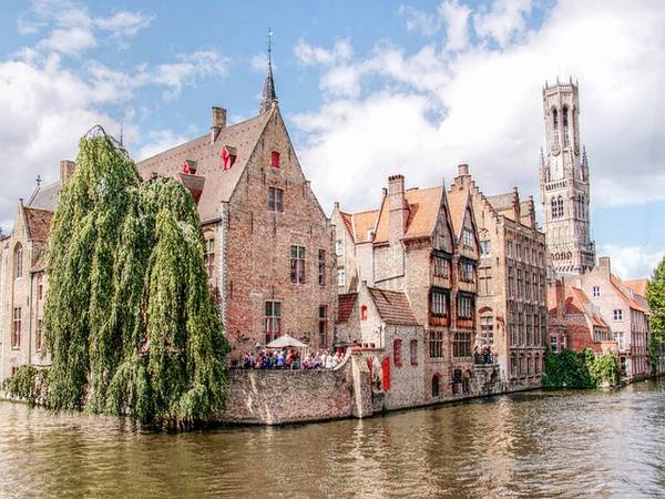 portada de la audioguía de Brujas en Bruselas (Bélgica)
